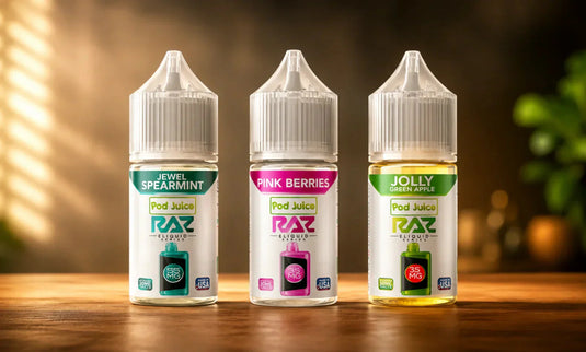 Pod Juice X Raz Nicotine Salts Review Pod Juice X Raz Nicotine Salts Review