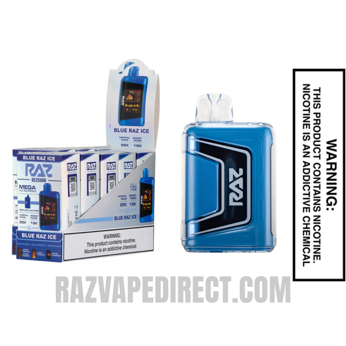 BlueRaz Ice RAZ TN9000 Disposable Vape With Bundle Pack BlueRaz Ice RAZ TN9000 Disposable Vape With Bundle Pack