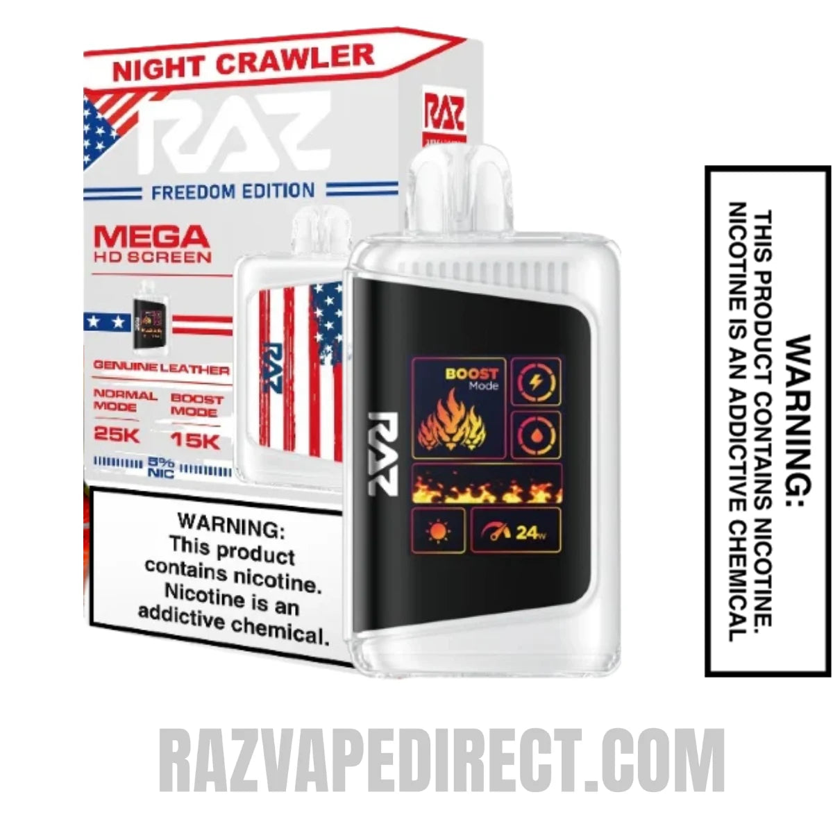 Night Crawler RAZ DC25000 Freedom Edition With Package Box Night Crawler RAZ DC25000 Freedom Edition With Package Box