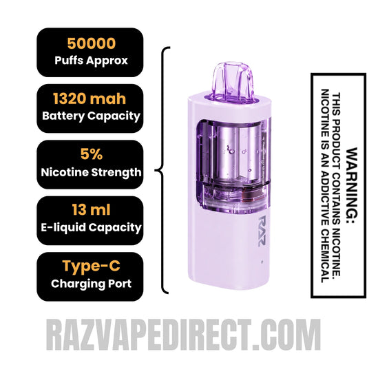 Raspberry Watermelon RAZ VUE 50K Disposable Vape Pod Raspberry Watermelon RAZ VUE 50K Disposable Vape Pod
