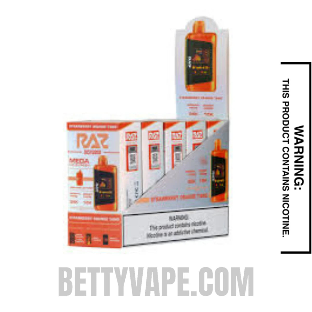 Strawberry Orange Tang RAZ DC25000 Disposable Vape With BundlePack Strawberry Orange Tang RAZ DC25000 Disposable Vape With BundlePack