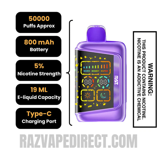 Triple Berry Batch RAZ RX50K Batch Edition Disposable Vape Triple Berry Batch RAZ RX50K Batch Edition Disposable Vape