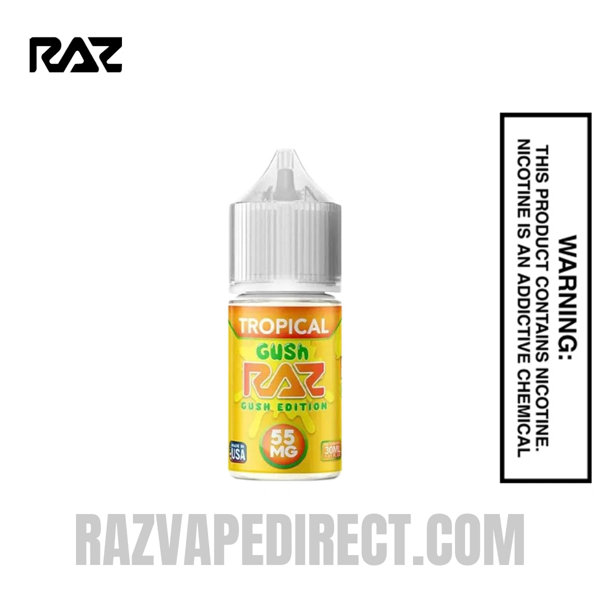 Tropical Gush RAZ Salt Nic Juice 30 ML Tropical Gush RAZ Salt Nic Juice 30 ML