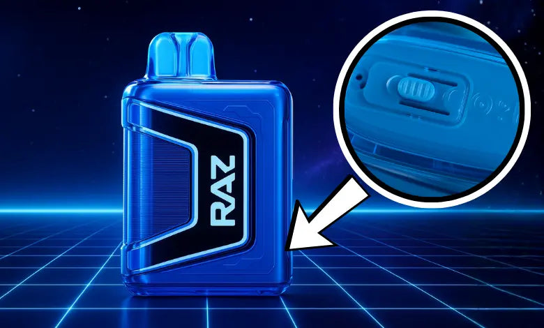 raz vape switch on bottom how to use