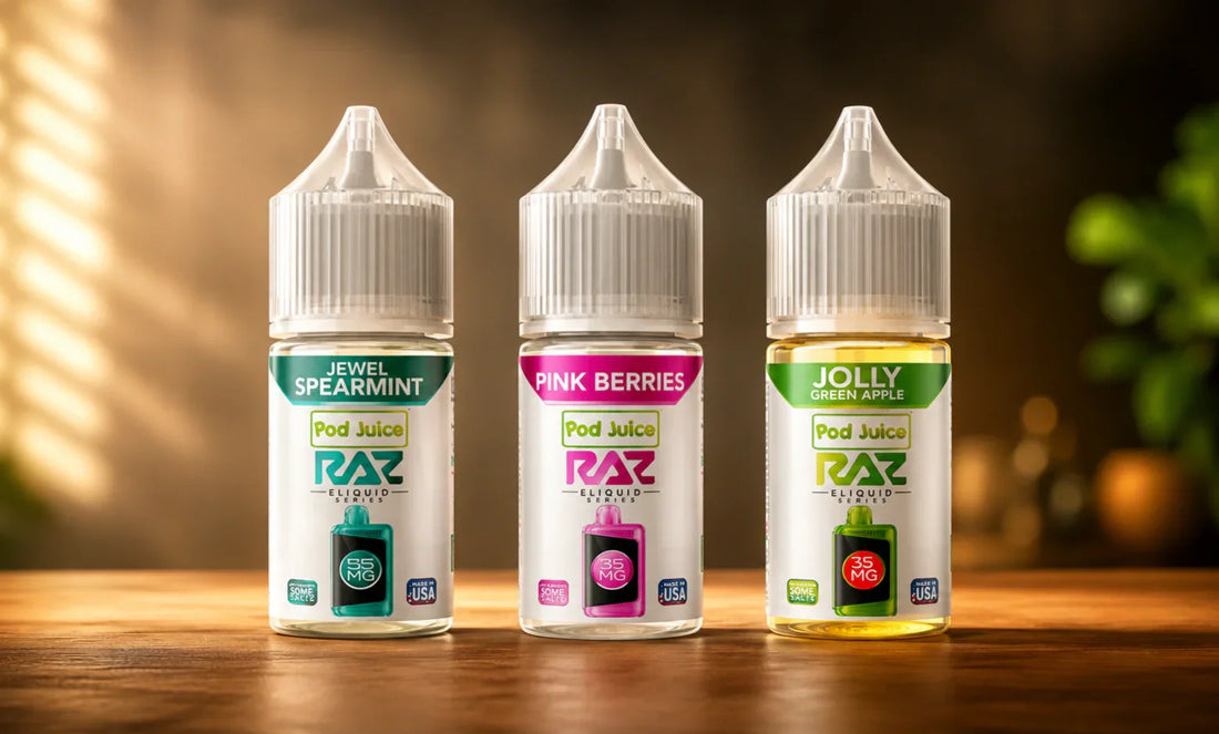Pod Juice X Raz Nicotine Salts Review