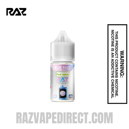 Blue Razz Cotton Clouds Pod Juice X RAZ Salt Nic juice 30 ML