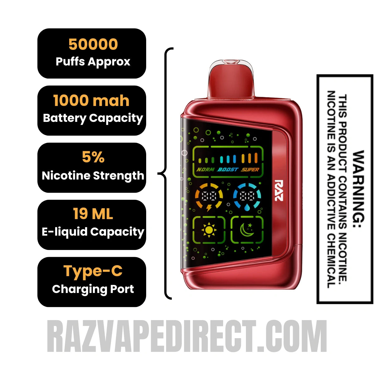 Code Red RAZ RX 50K Disposable Vape | Raz Vape Direct Code Red RAZ RX 50K Disposable Vape | Raz Vape Direct