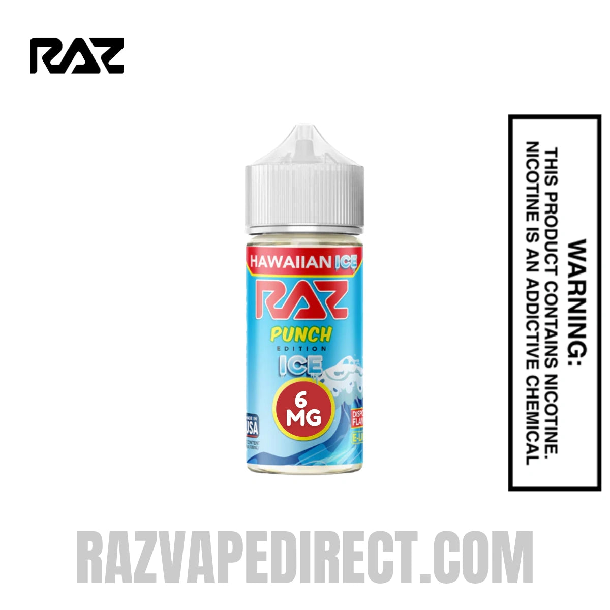 Hawaiian Ice RAZ Vape Juice 100 ML