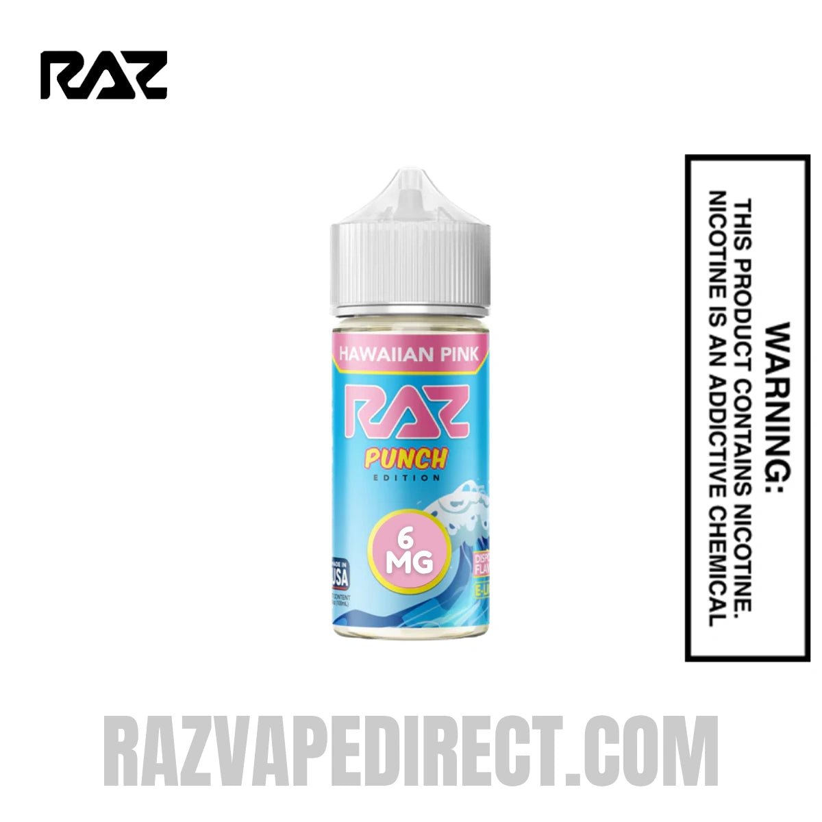 Hawaiian Pink RAZ Vape Juice 100 ML