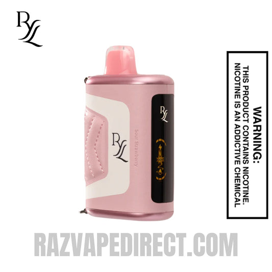 Sour Strawberry RAZ RYL Classic 35K Disposable Vape