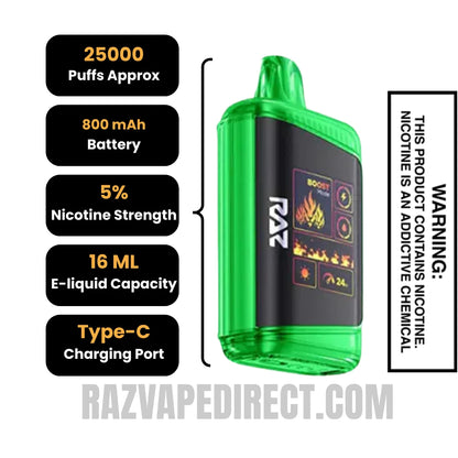 Sour Watermelon Peach RAZ LTX DC25000 Vape | Raz Vape Direct Sour Watermelon Peach RAZ LTX DC25000 Vape | Raz Vape Direct