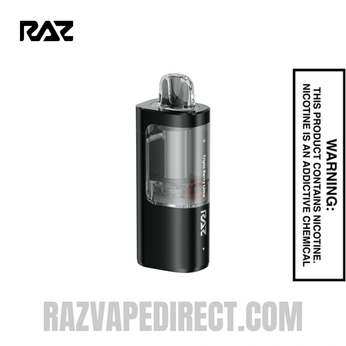 Triple Berry Lime RAZ VUE 50K Disposable Pod