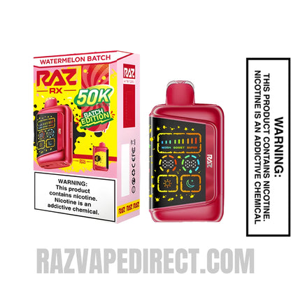Watermelon Batch RAZ RX50K Batch Edition Disposable Vape With Package Box