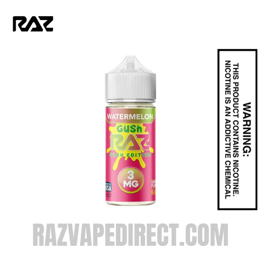 Watermelon Gush RAZ Vape Juice 100 ML Watermelon Gush RAZ Vape Juice 100 ML