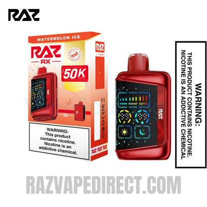 Watermelon Ice RAZ RX50K Batch Edition Disposable Vape With Package Box