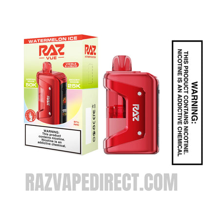 Watermelon Ice RAZ VUE 50K Disposable Kit with Package Box