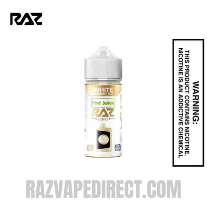 White Gummy Ice RAZ Vape Juice 100 ML